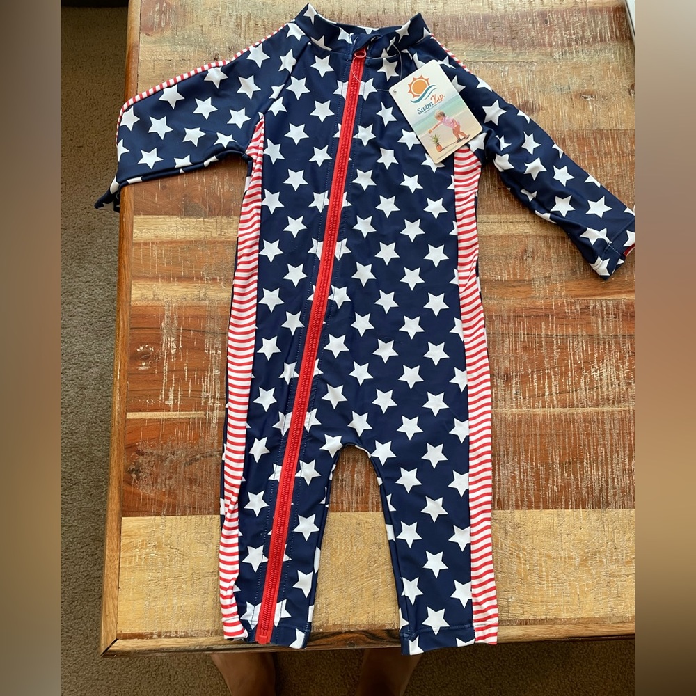 Swim zip body suit baby 12-18 months